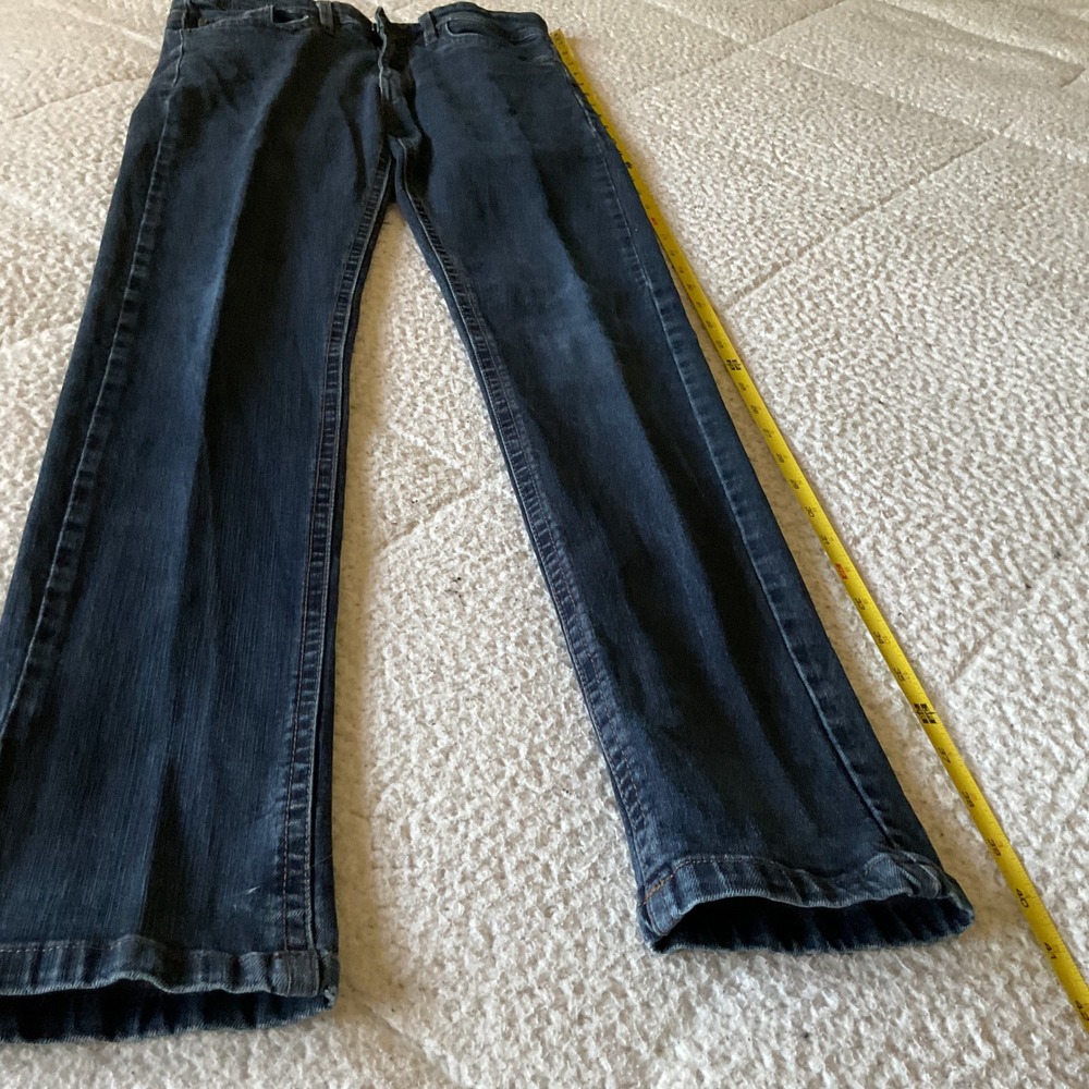 Mile End Bishop Skinny Jeans Womens 29 Dark Blue Excellent Stretch Denim